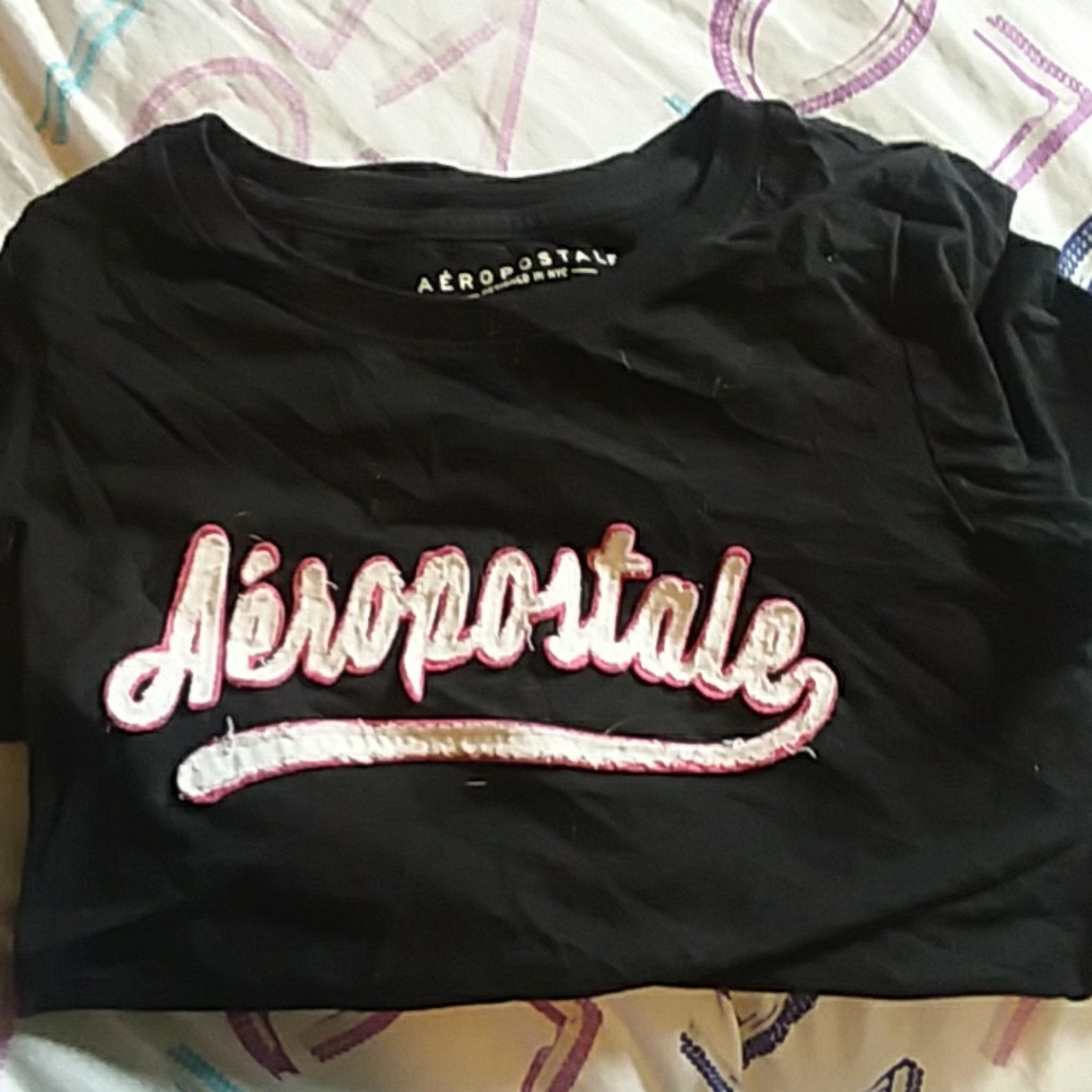 Plain black Aeropostal Tee ☆BRAND NEW☆